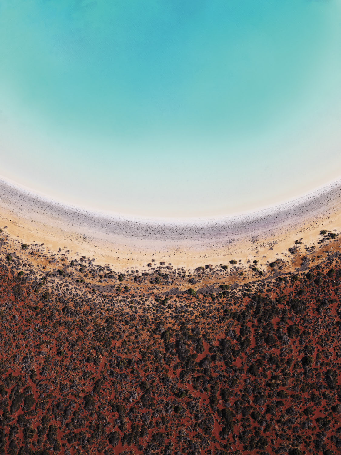Blue Meridian — fine art aerial photograph by Steven Stanley Manolakis