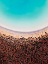 Blue Meridian — fine art aerial photograph by Steven Stanley Manolakis