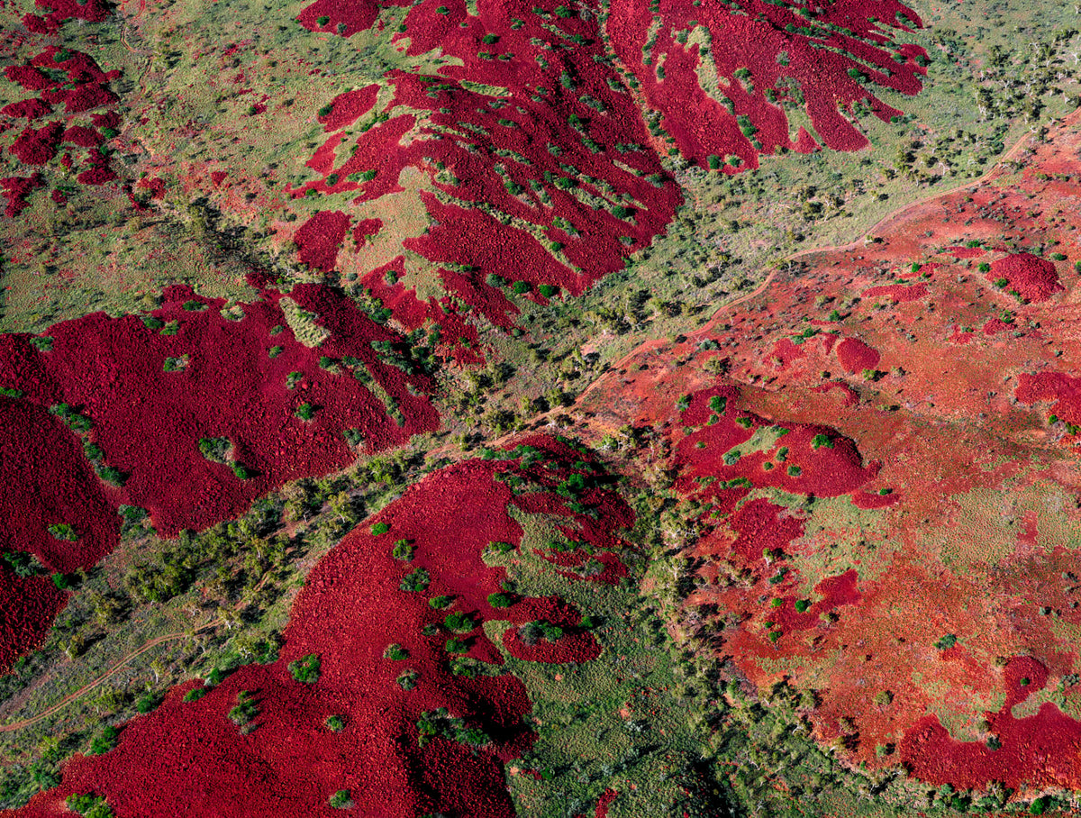 Burrup — fine art aerial photograph by Steven Stanley Manolakis