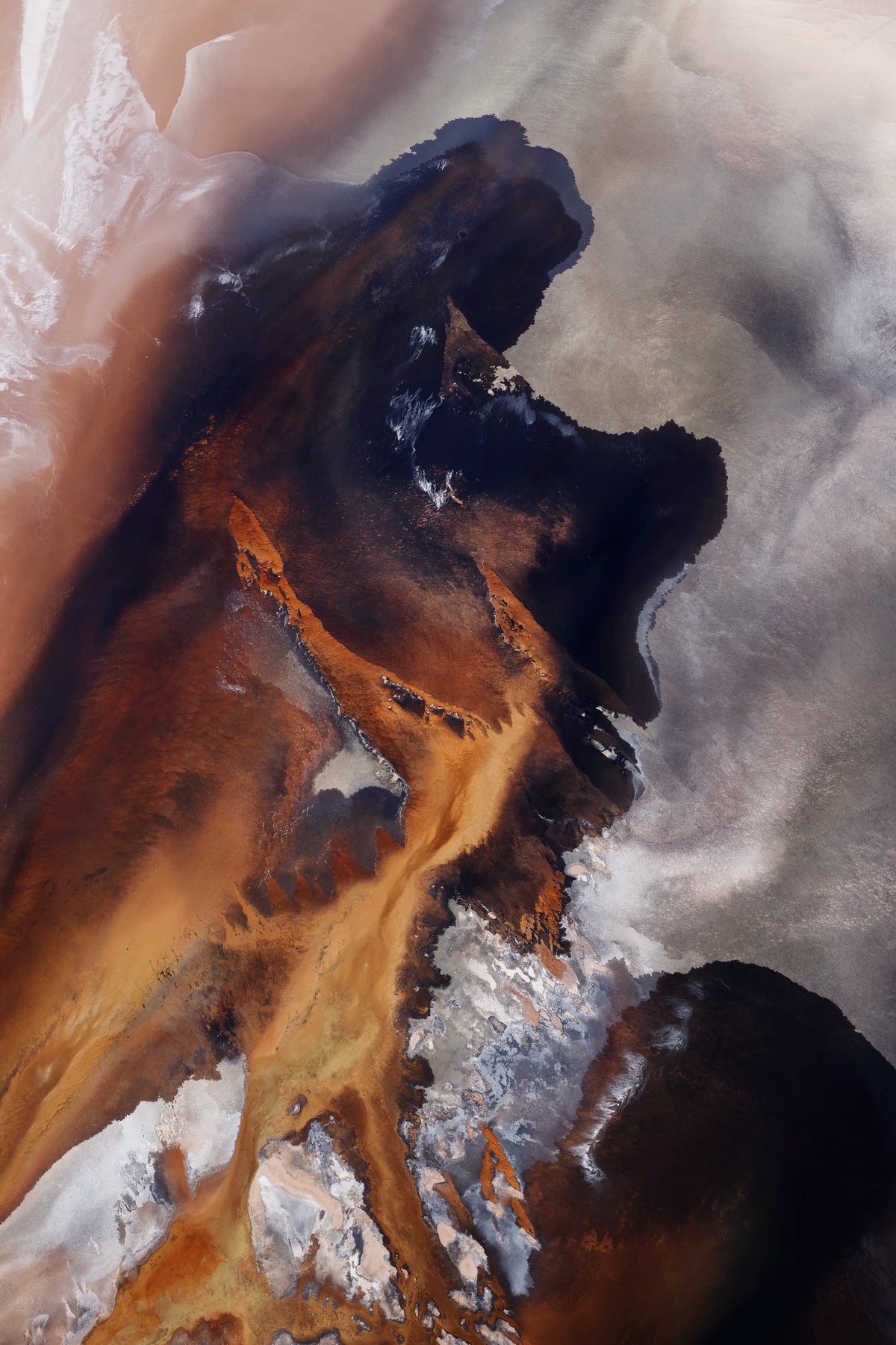 Eruption — fine art aerial photograph by Steven Stanley Manolakis