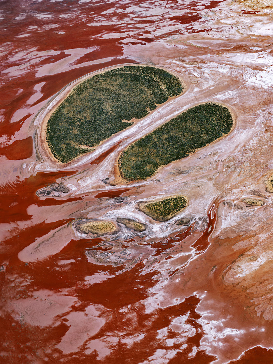 Linyji—Marnipurl Creek — fine art aerial photograph by Steven Stanley Manolakis