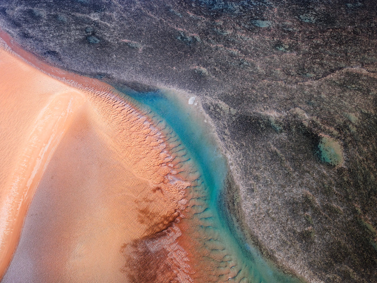 Reefline — fine art aerial photograph by Steven Stanley Manolakis