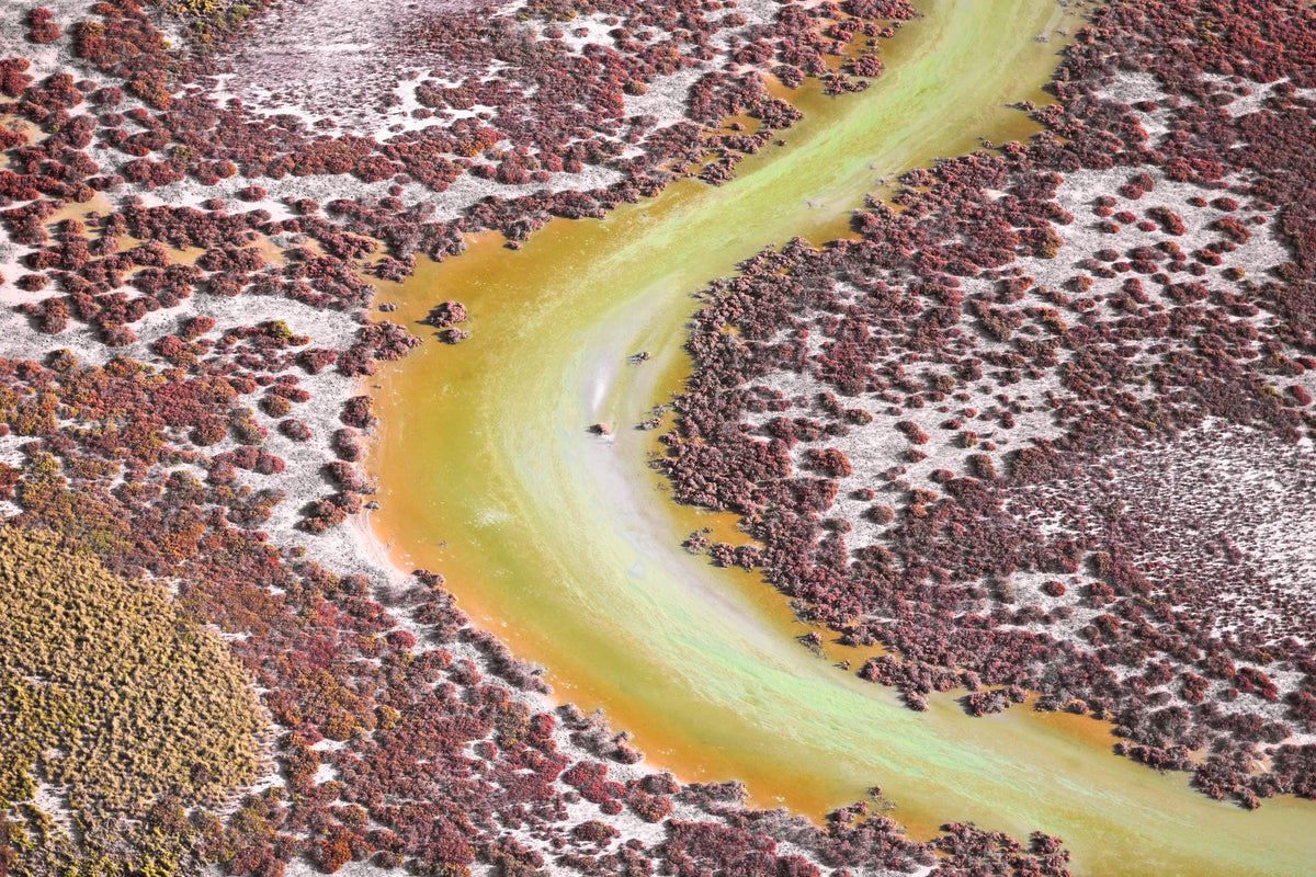 Serpentine — fine art aerial photograph by Steven Stanley Manolakis
