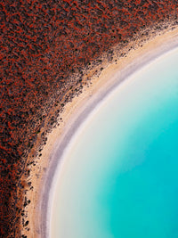 The Lagoon — fine art aerial photograph by Steven Stanley Manolakis