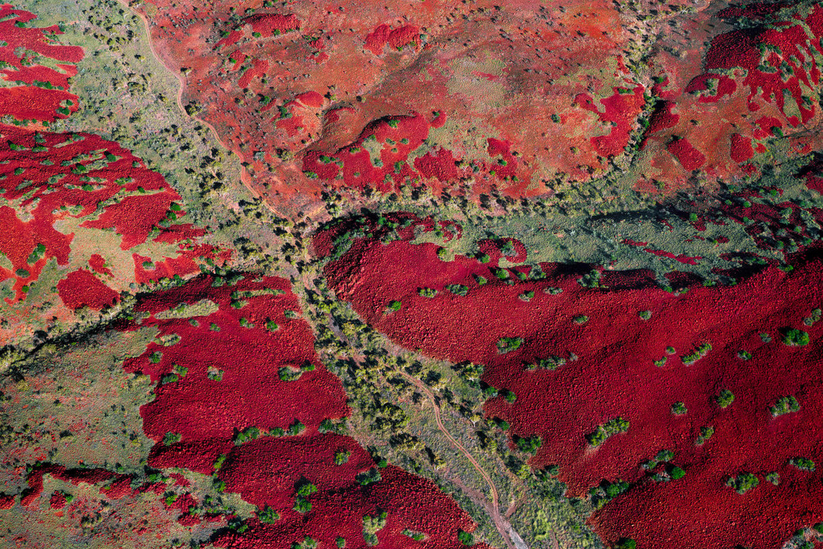 Velvet — fine art aerial photograph by Steven Stanley Manolakis